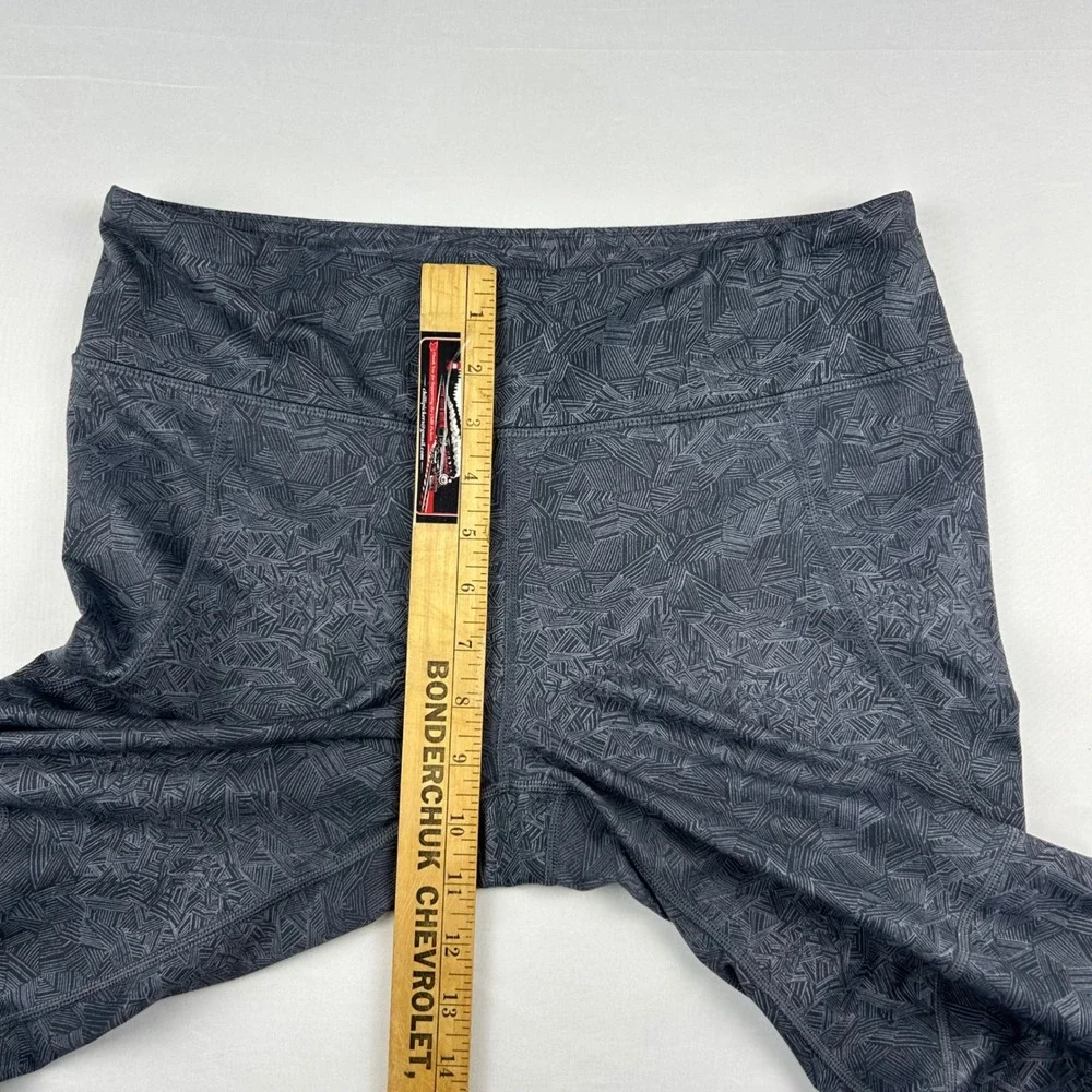 Patagonia Centered Tights Gray Geometric Print Leggings‎ Women's Large - Picture 11 of 12